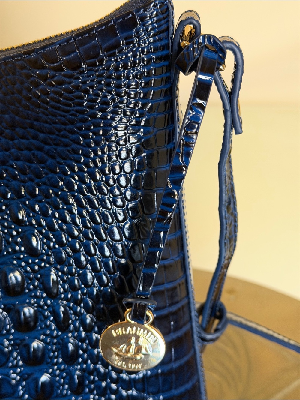 Brahmin Katie Anchor Croc-Embossed Crossbody Bag - Picture 5 of 16